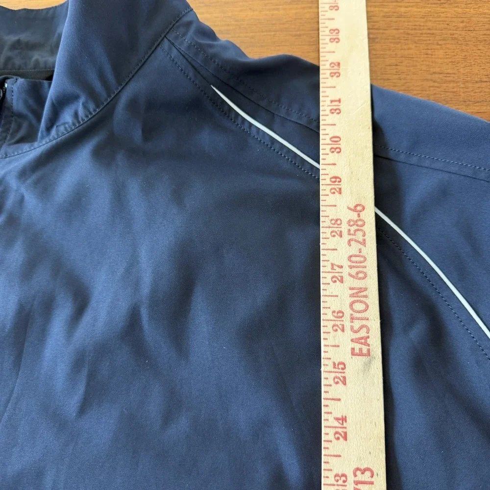 Cutter & Buck WeatherTec Jacket Mens 5XB Big Tall Navy Full Zip Lightweight Wind